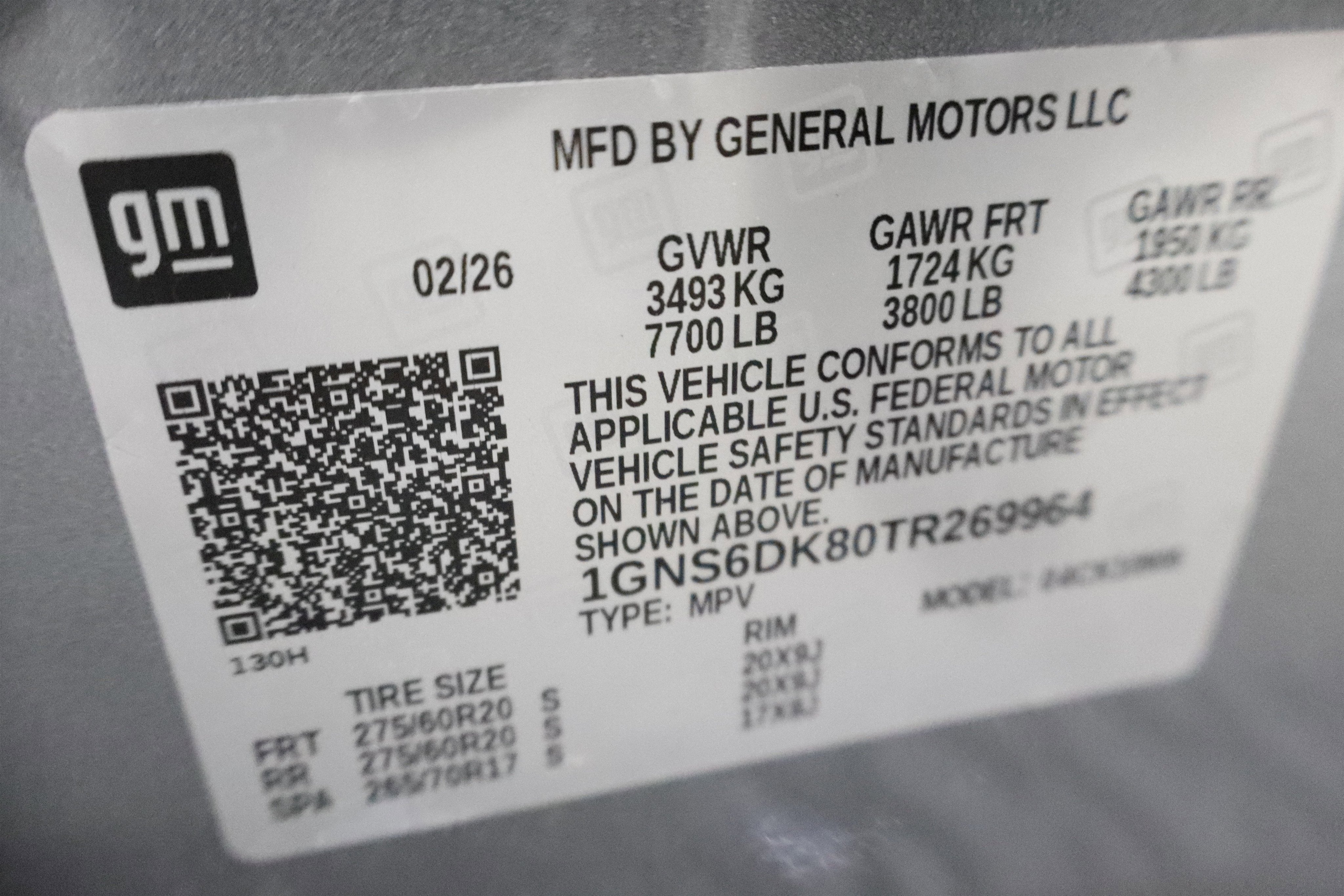 2026 Chevrolet Suburban Z71 4WD