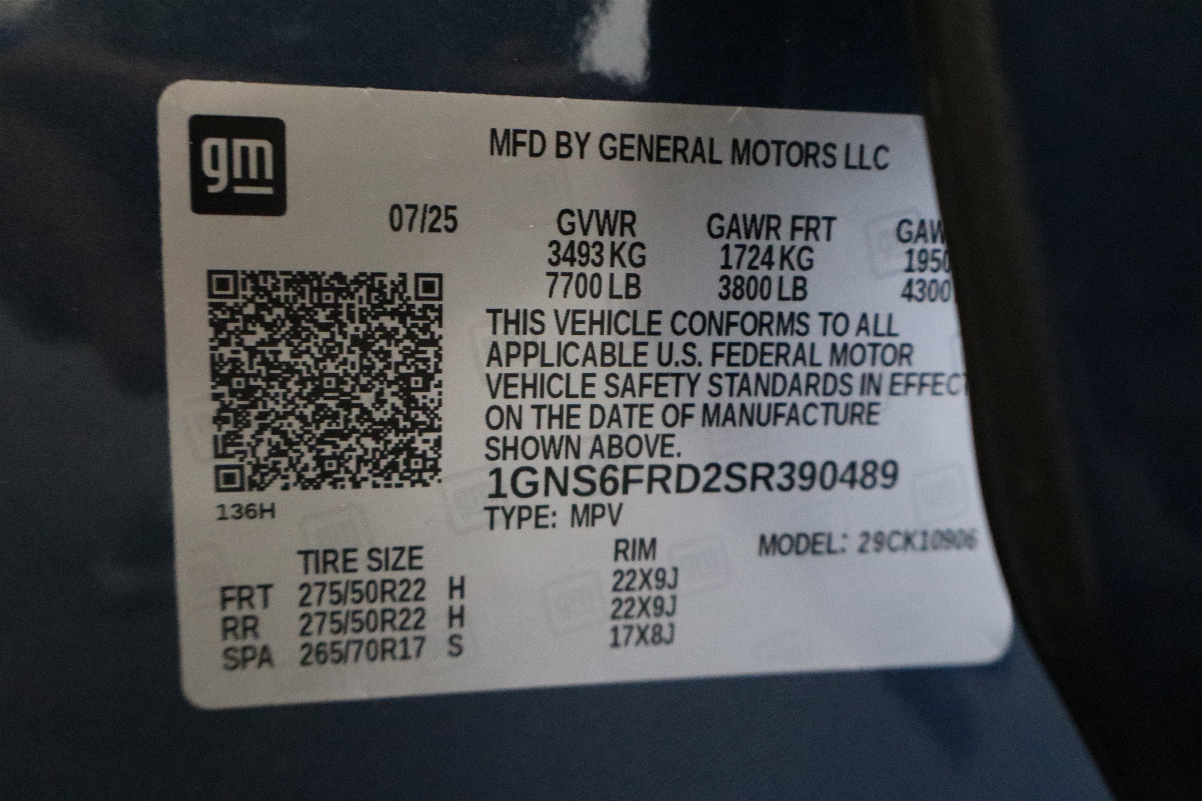 2025 Chevrolet Suburban Premier 4WD