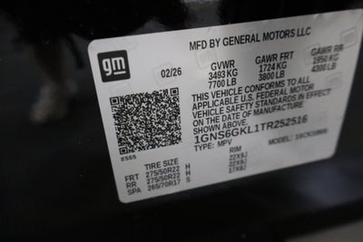 2026 Chevrolet Suburban High Country 4WD