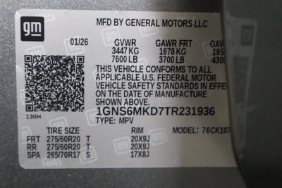 2026 Chevrolet Tahoe LS 4WD