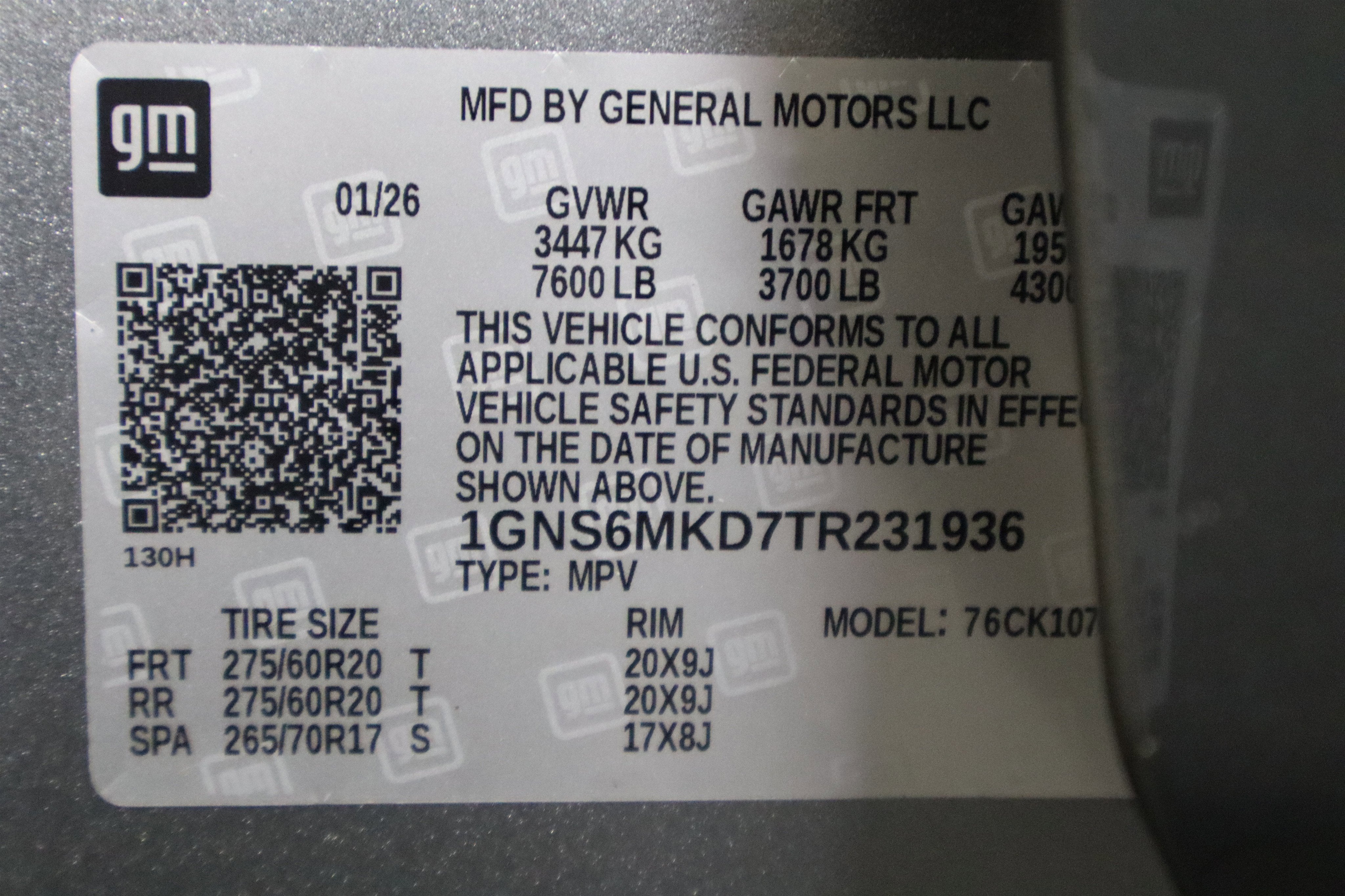 2026 Chevrolet Tahoe LS 4WD