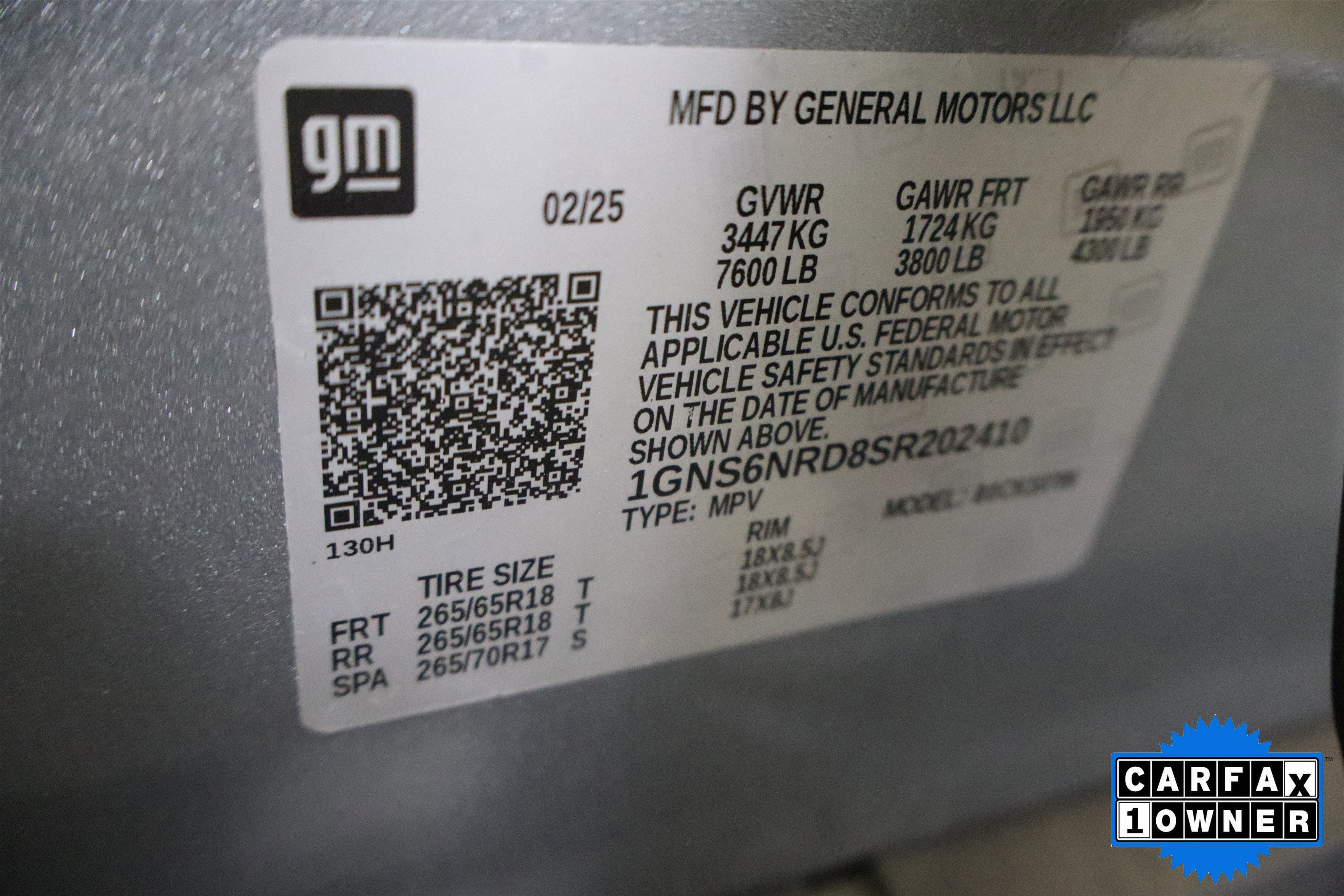 2025 Chevrolet Tahoe LT 4WD