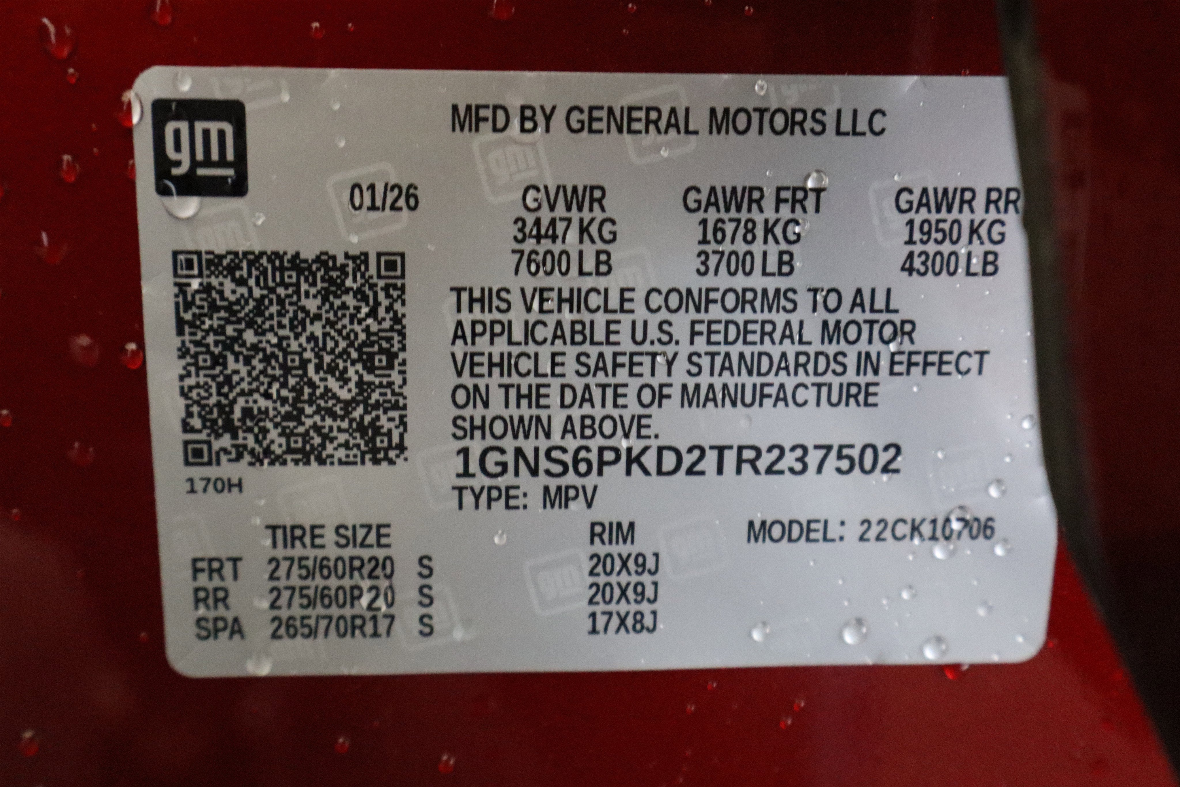 2026 Chevrolet Tahoe Z71 4WD