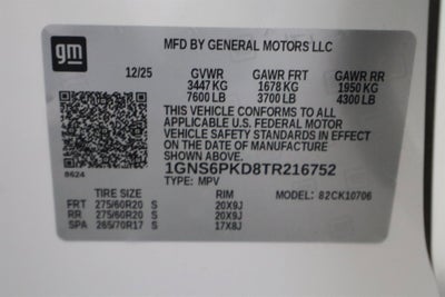 2026 Chevrolet Tahoe Z71 4WD