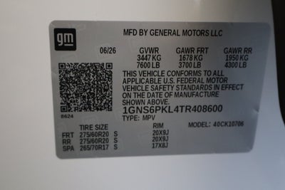 2026 Chevrolet Tahoe Z71 4WD