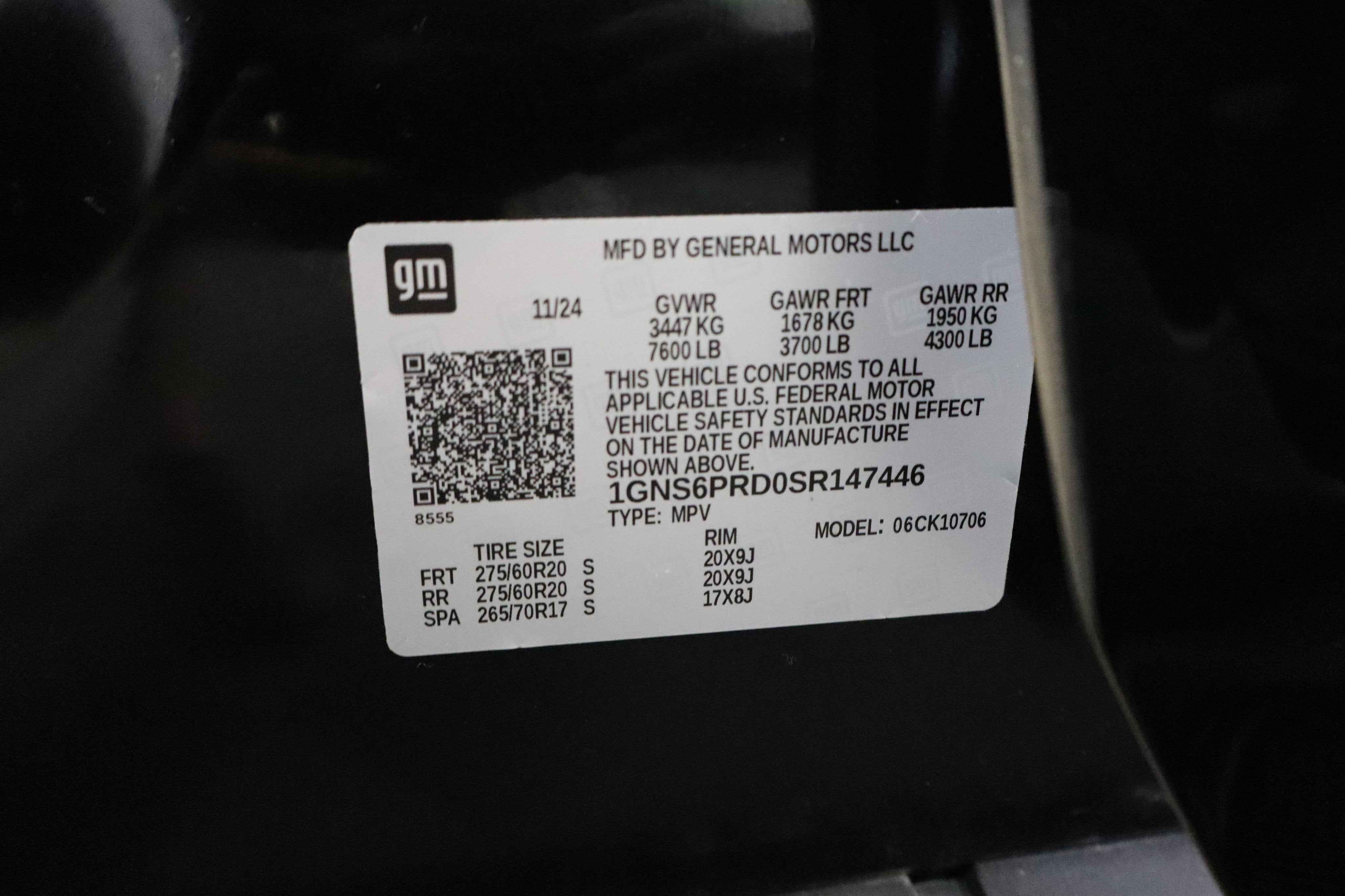 2025 Chevrolet Tahoe Z71 4WD