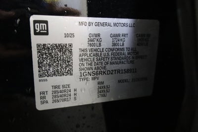 2026 Chevrolet Tahoe RST 4WD