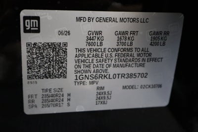 2026 Chevrolet Tahoe RST 4WD