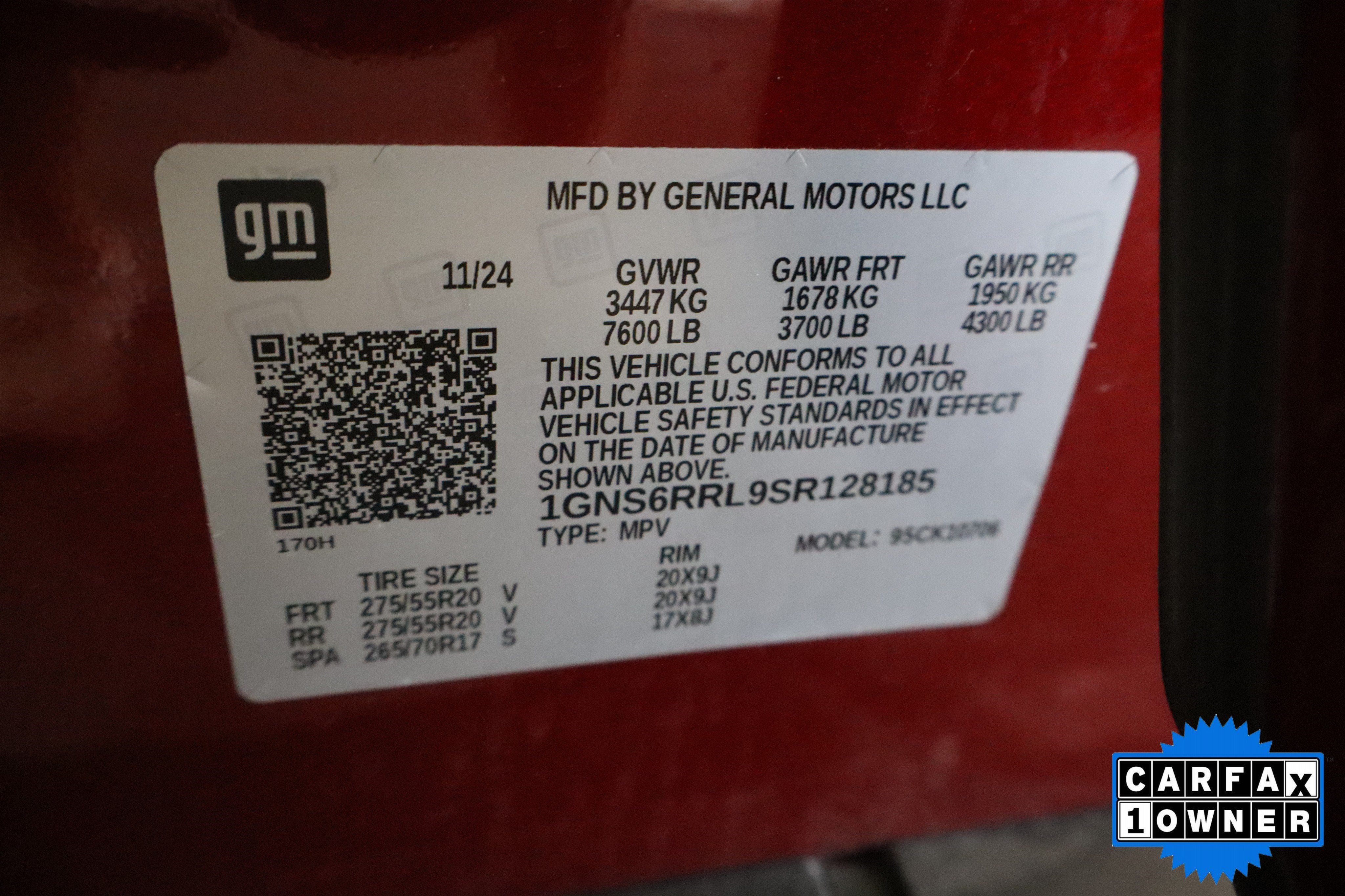 2025 Chevrolet Tahoe RST 4WD