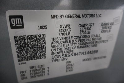 2026 Chevrolet Tahoe Premier