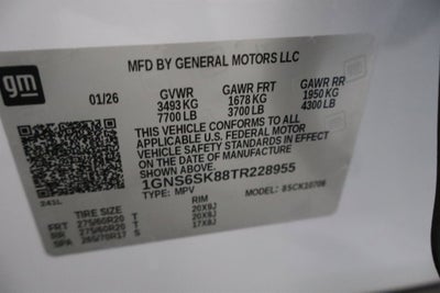 2026 Chevrolet Tahoe Premier