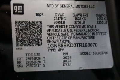 2026 Chevrolet Tahoe Premier 4WD