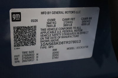 2026 Chevrolet Tahoe Premier 4WD