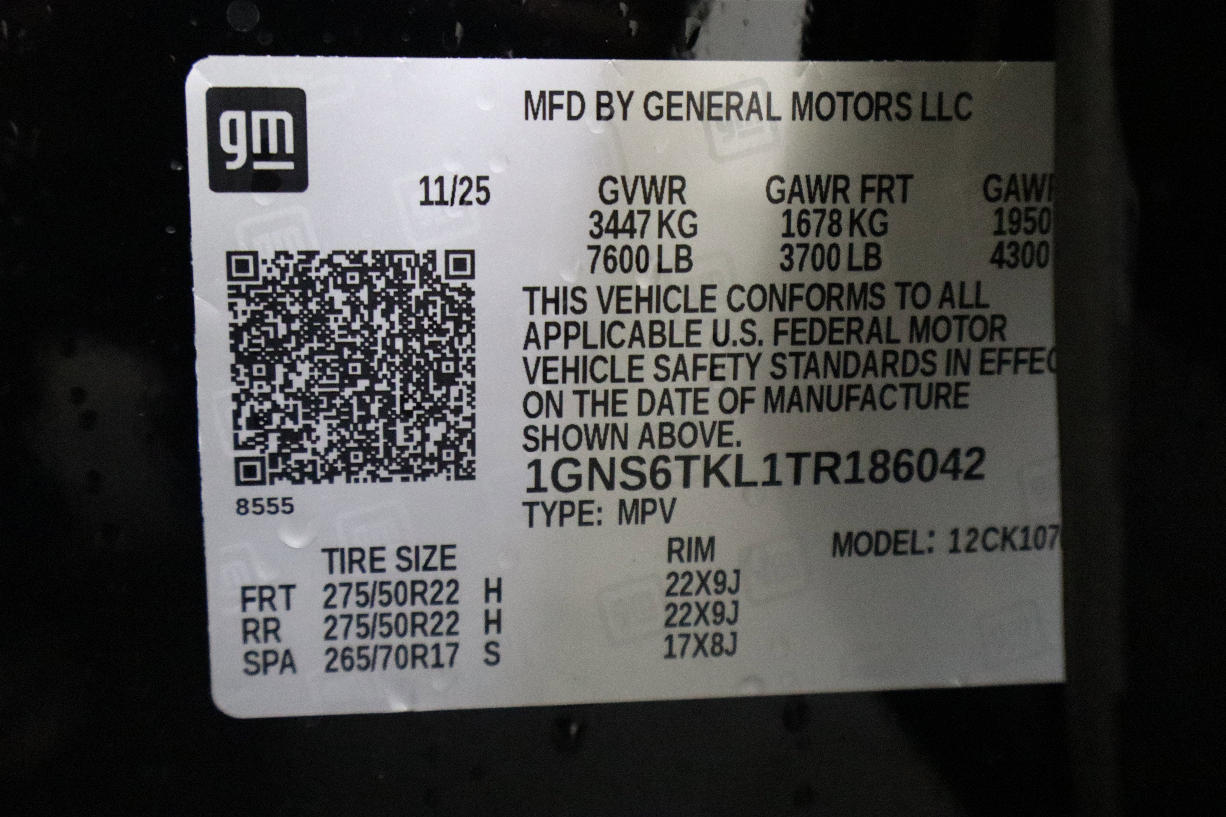 2026 Chevrolet Tahoe High Country 4WD