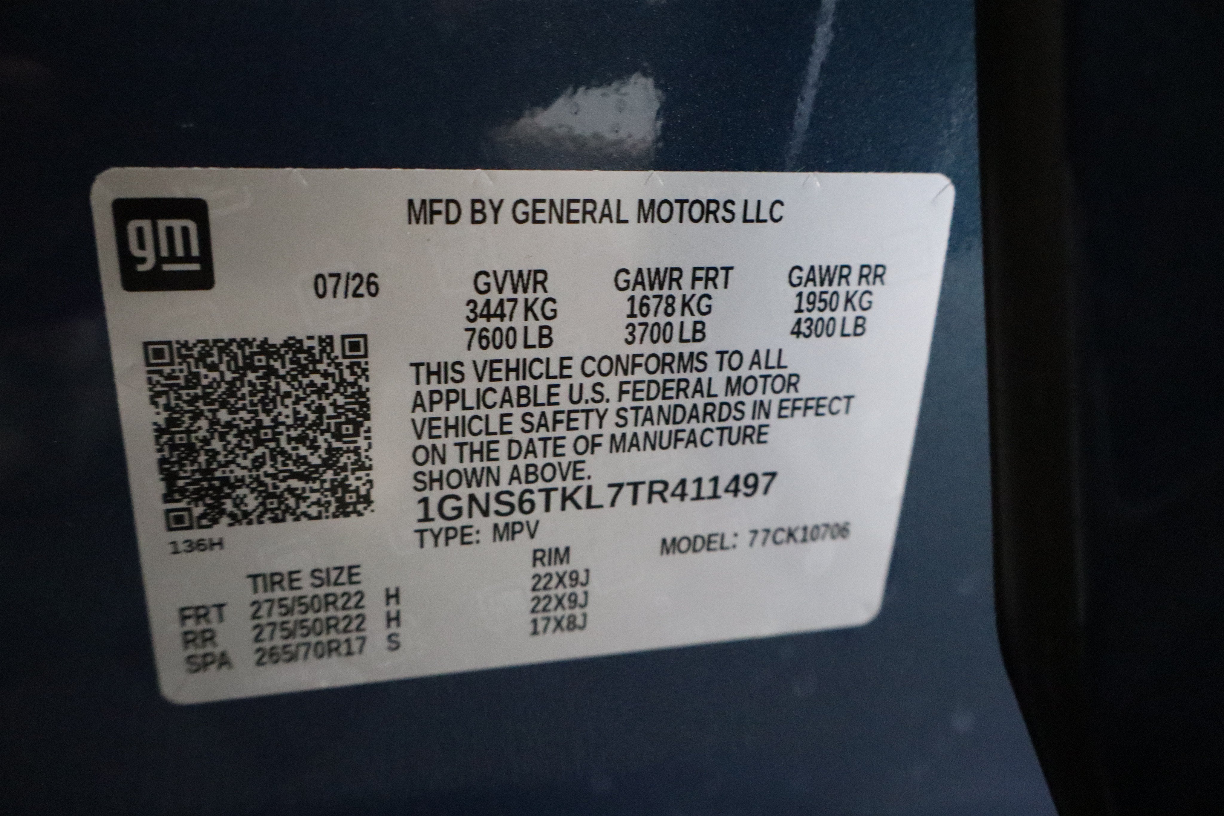 2026 Chevrolet Tahoe High Country 4WD