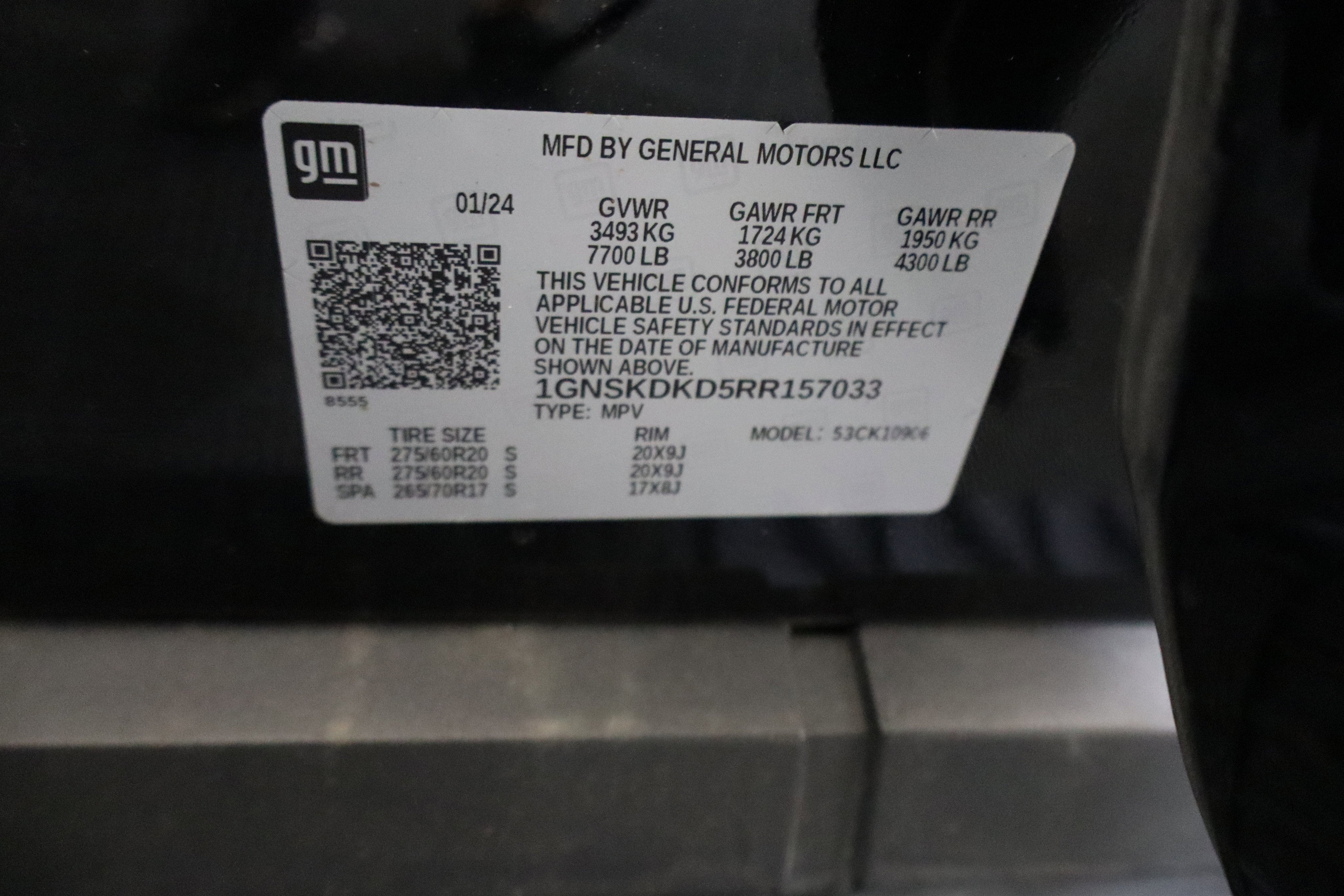 2024 Chevrolet Suburban Z71 4WD