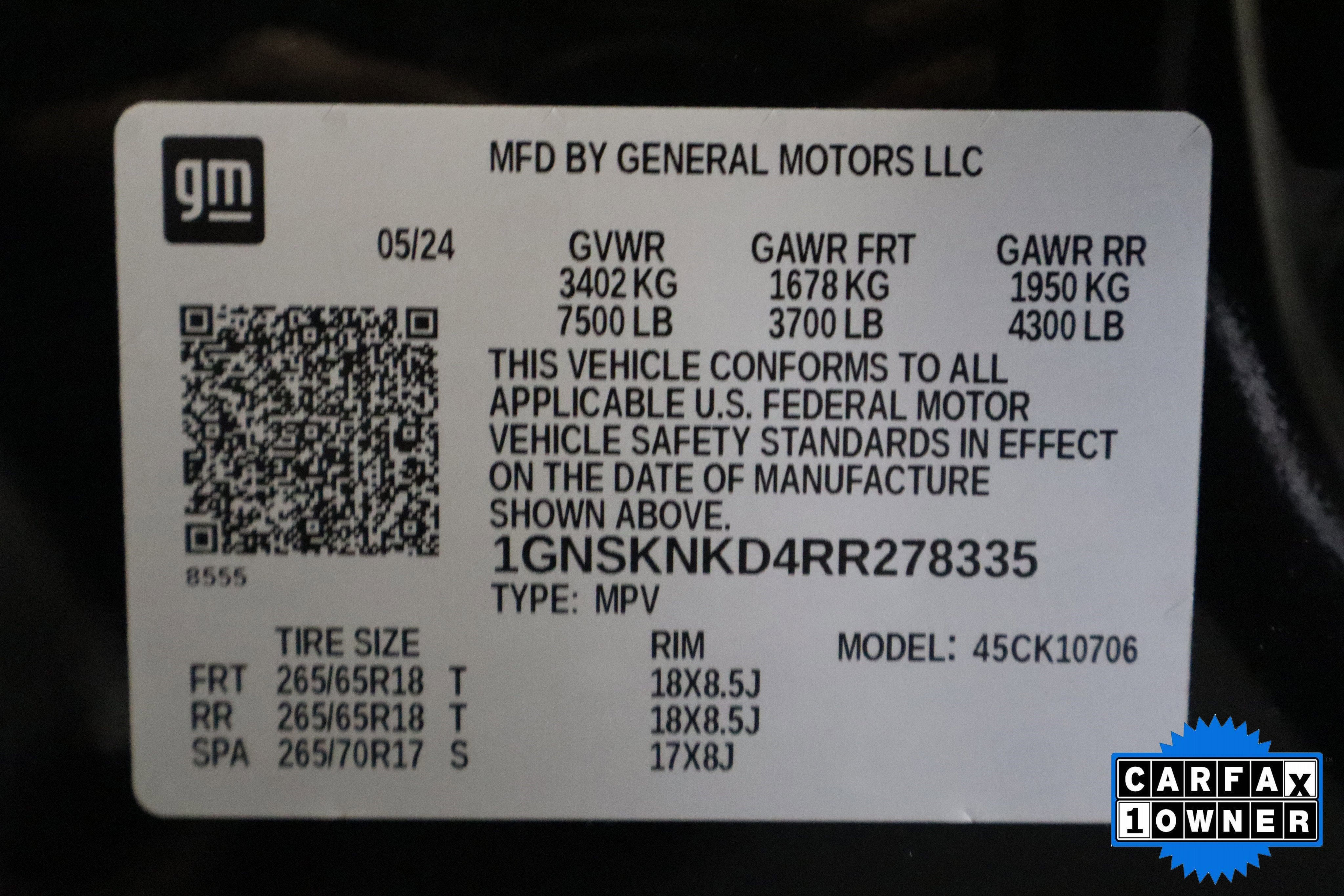 2024 Chevrolet Tahoe LT 4WD