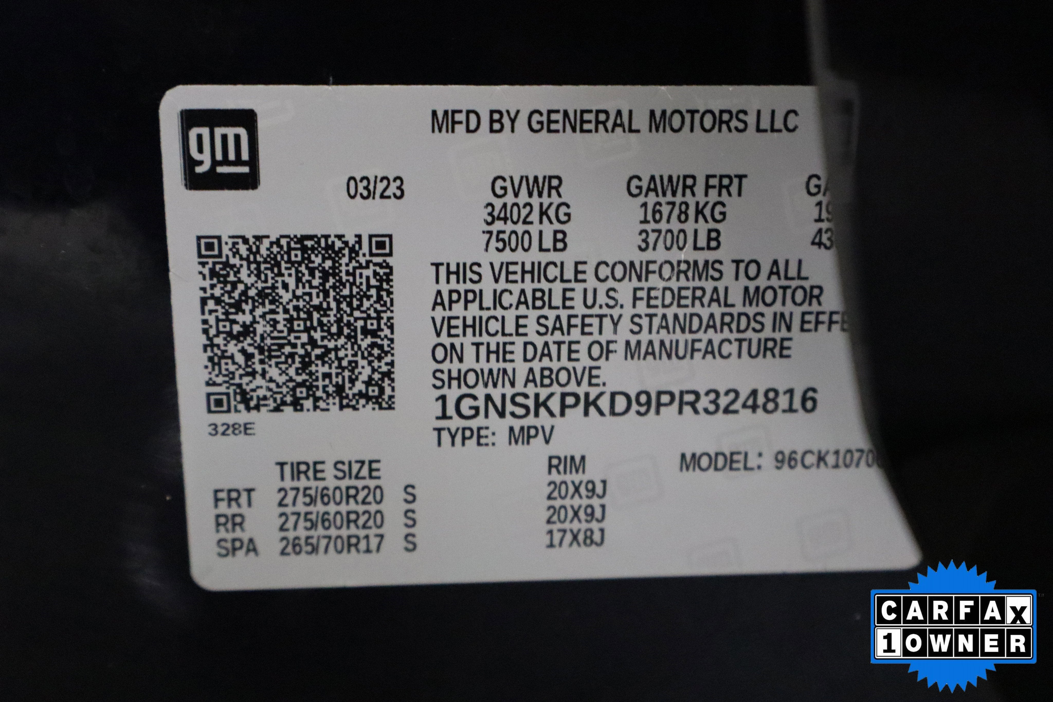 2023 Chevrolet Tahoe Z71 4WD