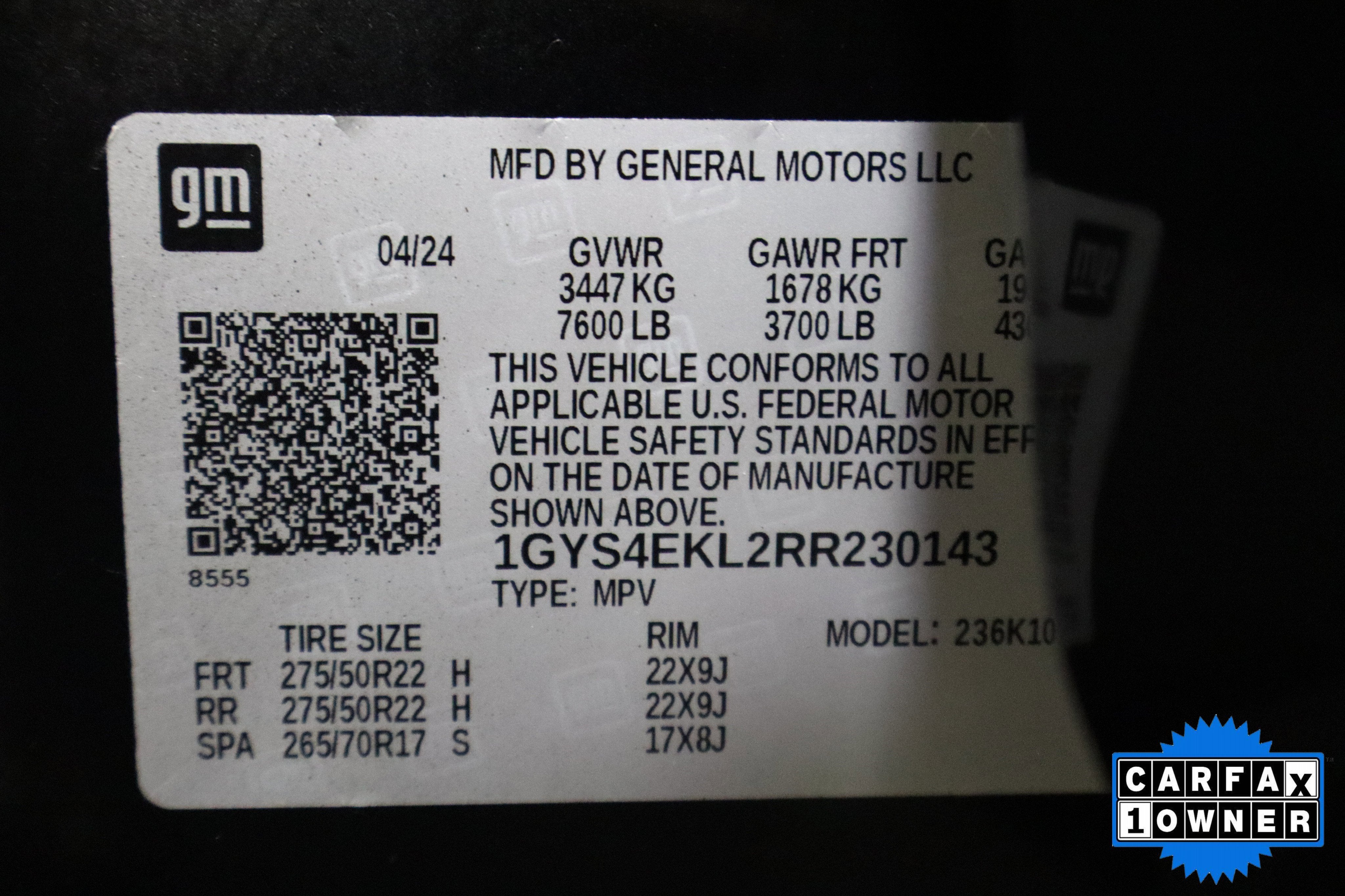 2024 Cadillac Escalade 4WD Sport