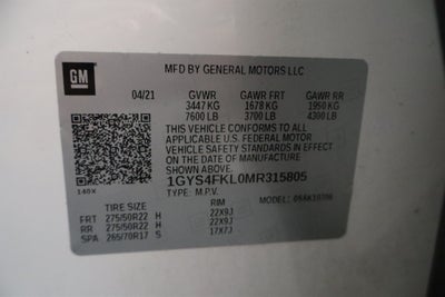 2021 Cadillac Escalade Sport 4WD