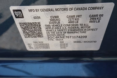 2026 Chevrolet Silverado 2500HD LT Crew Cab 4WD