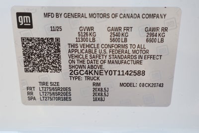 2026 Chevrolet Silverado 2500HD LT Crew Cab 4WD