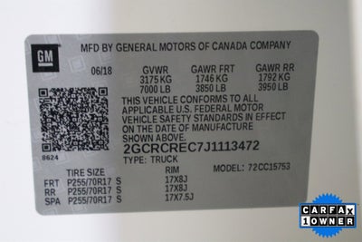 2018 Chevrolet Silverado 1500 LT