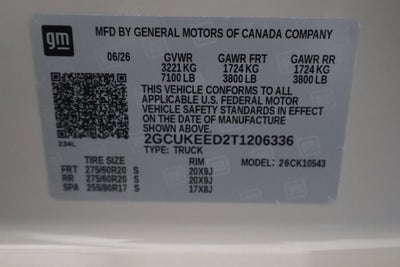 2026 Chevrolet Silverado 1500 RST Crew Cab 4WD