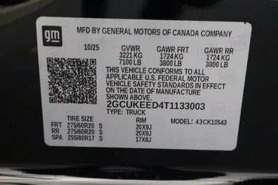 2026 Chevrolet Silverado 1500 RST Crew Cab 4WD