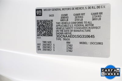 2025 Chevrolet Silverado 1500 Work Truck