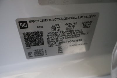 2026 Chevrolet Silverado 1500 Custom Crew Cab 4WD