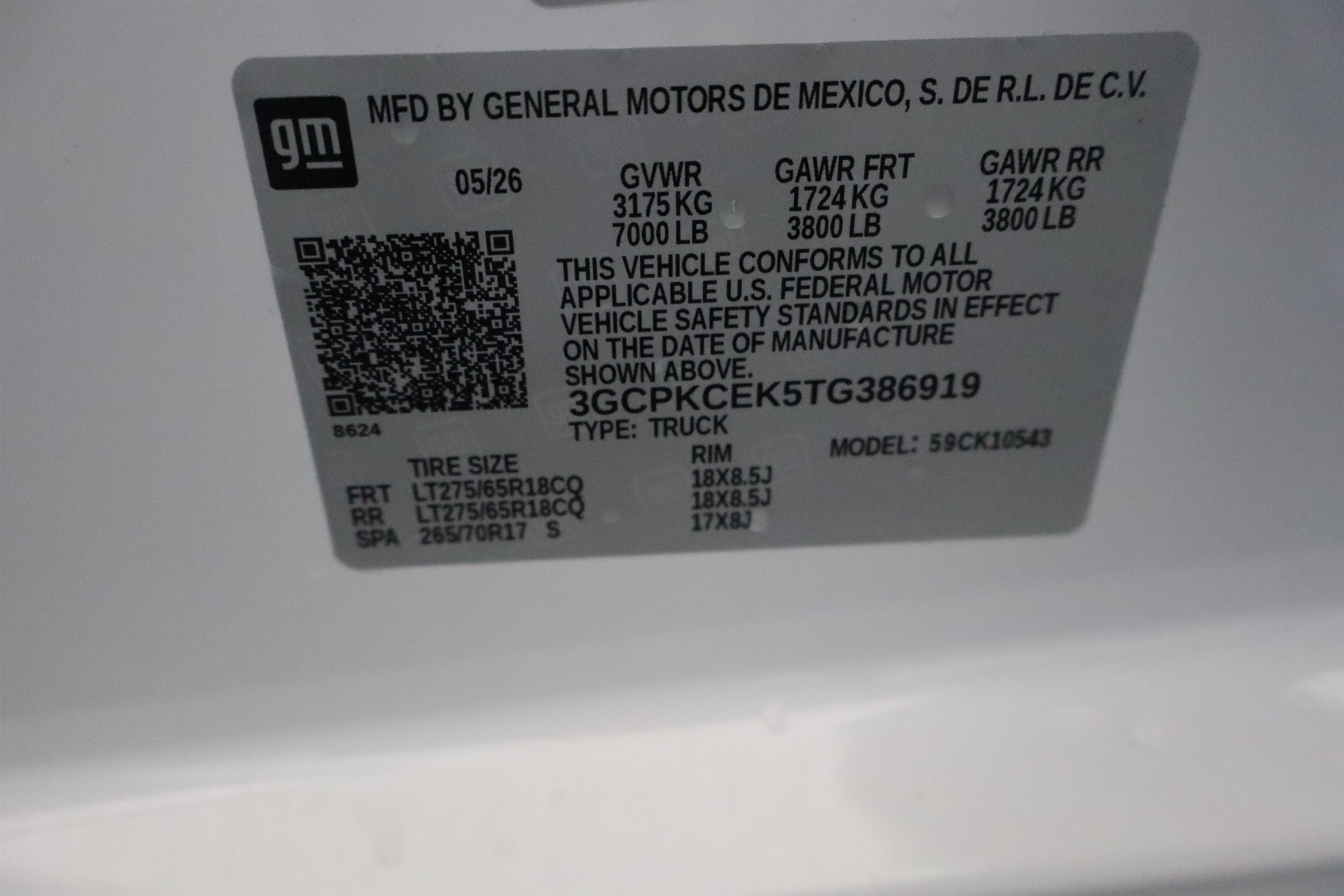 2026 Chevrolet Silverado 1500 Custom Trail Boss Crew Cab 4WD