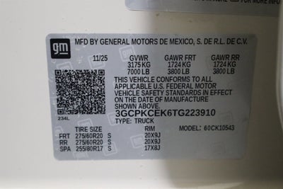 2026 Chevrolet Silverado 1500 Custom Trail Boss Crew Cab 4WD