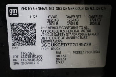 2026 Chevrolet Silverado 1500 Custom Trail Boss Crew Cab 4WD