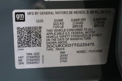 2026 Chevrolet Silverado 1500 Custom Trail Boss Crew Cab 4WD