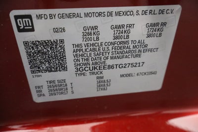 2026 Chevrolet Silverado 1500 RST Crew Cab 4WD