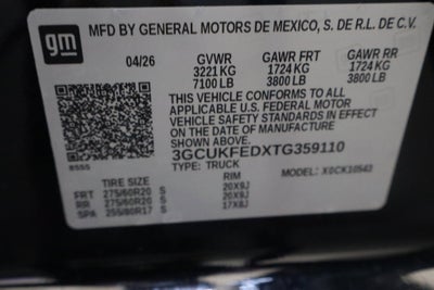 2026 Chevrolet Silverado 1500 LT Trail Boss Crew Cab 4WD