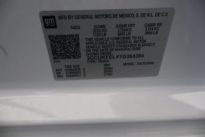 2026 Chevrolet Silverado 1500 LT Trail Boss Crew Cab 4WD