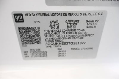 2026 Chevrolet Silverado 1500 ZR2 Crew Cab 4WD