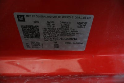 2020 Chevrolet Silverado 1500 RST Crew Cab 4WD