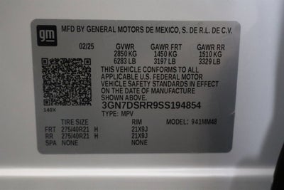 2025 Chevrolet Equinox EV RS