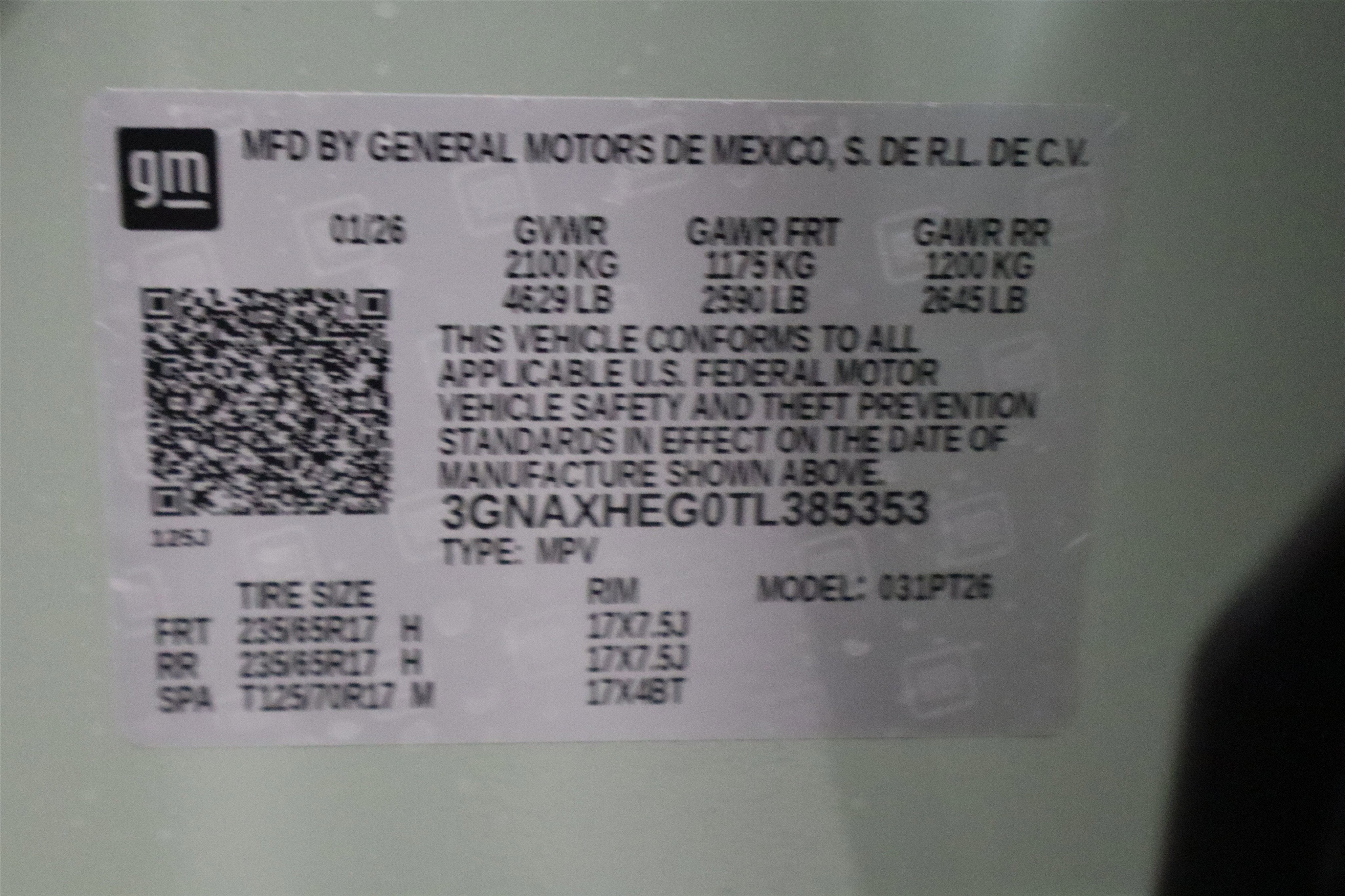 2026 Chevrolet Equinox FWD LT