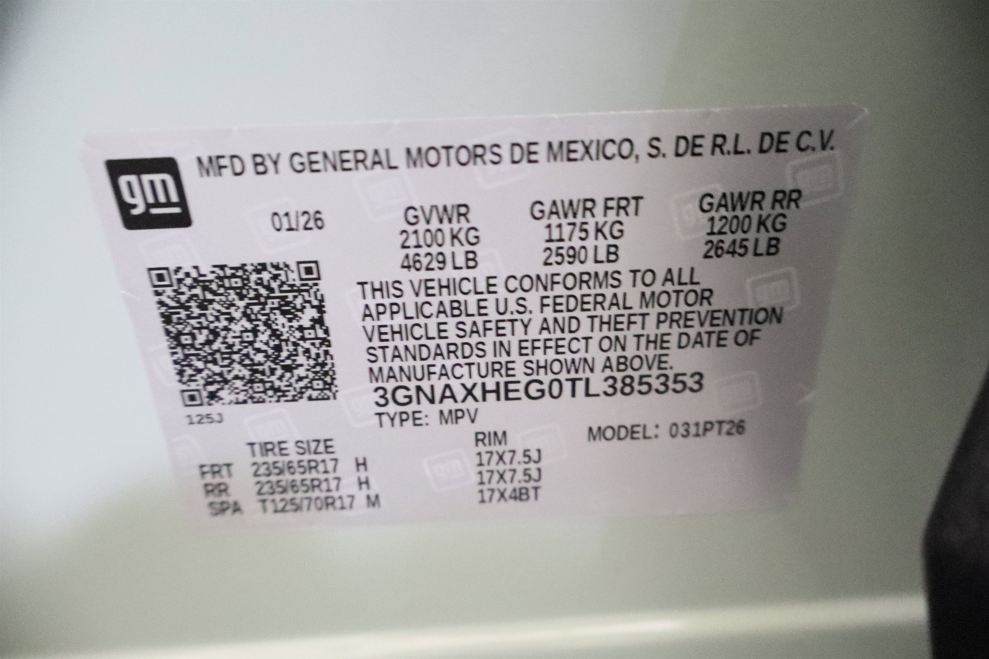 2026 Chevrolet Equinox FWD LT