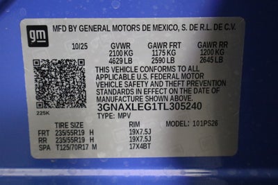 2026 Chevrolet Equinox FWD RS