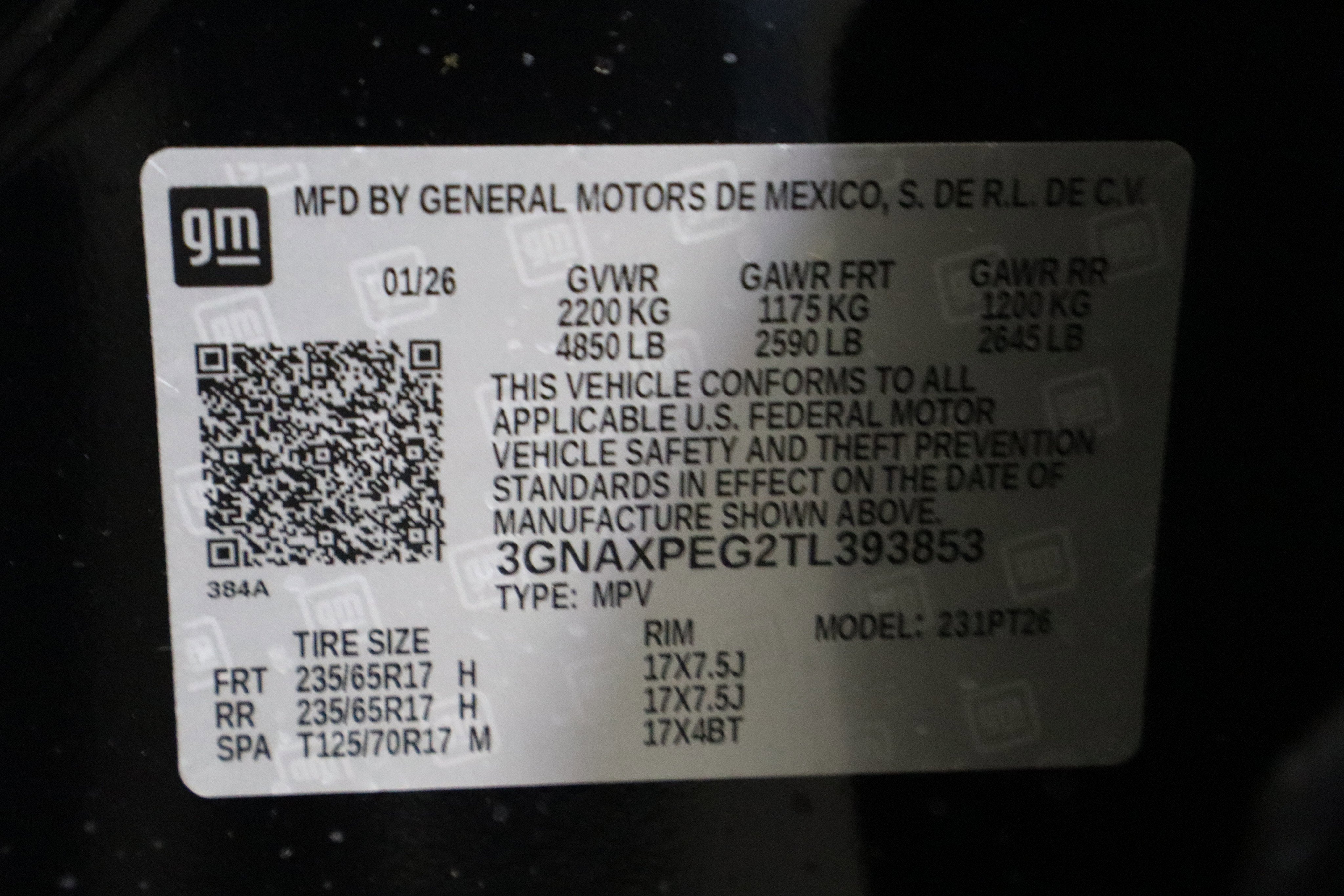 2026 Chevrolet Equinox AWD LT