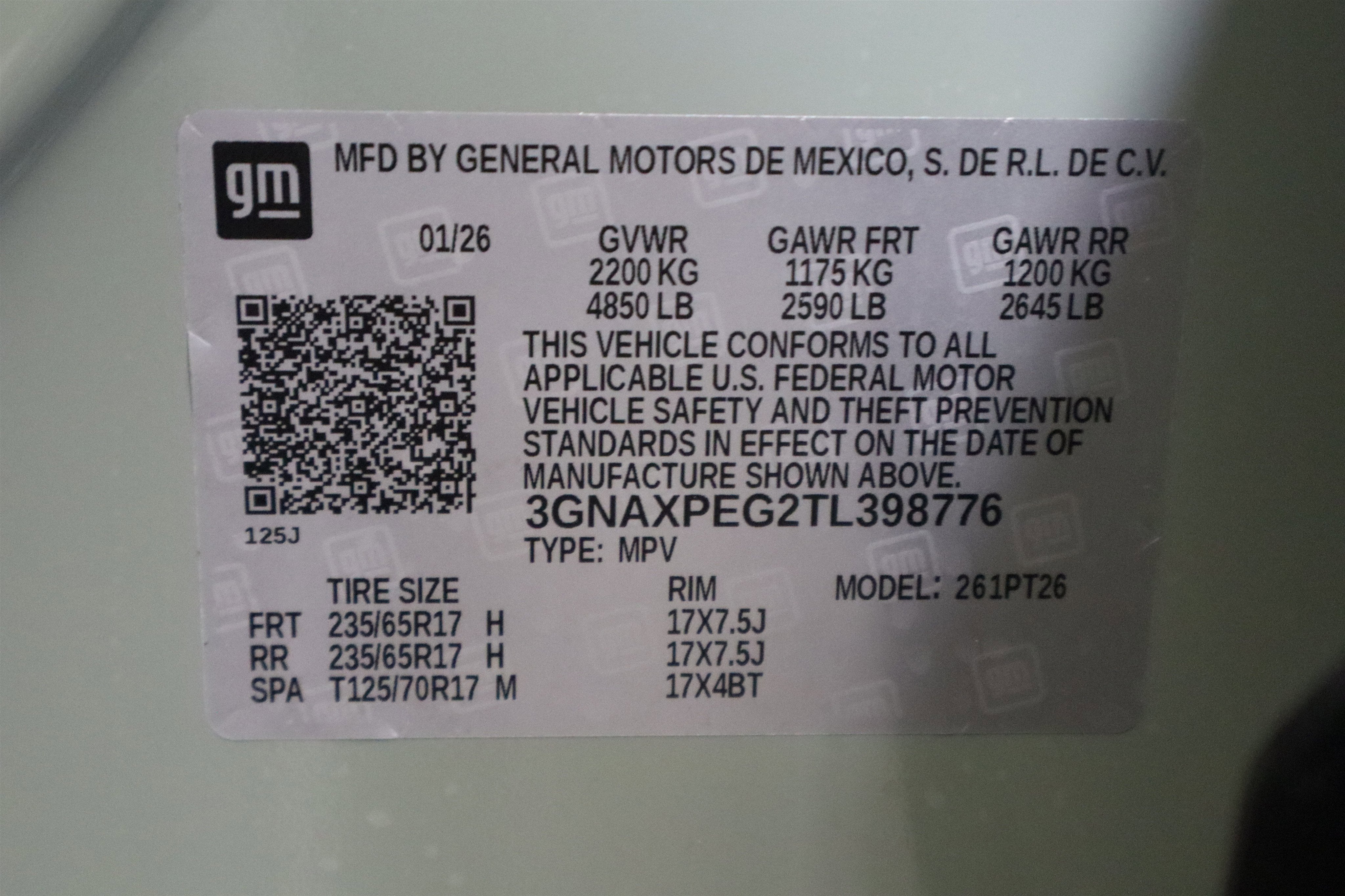 2026 Chevrolet Equinox AWD LT