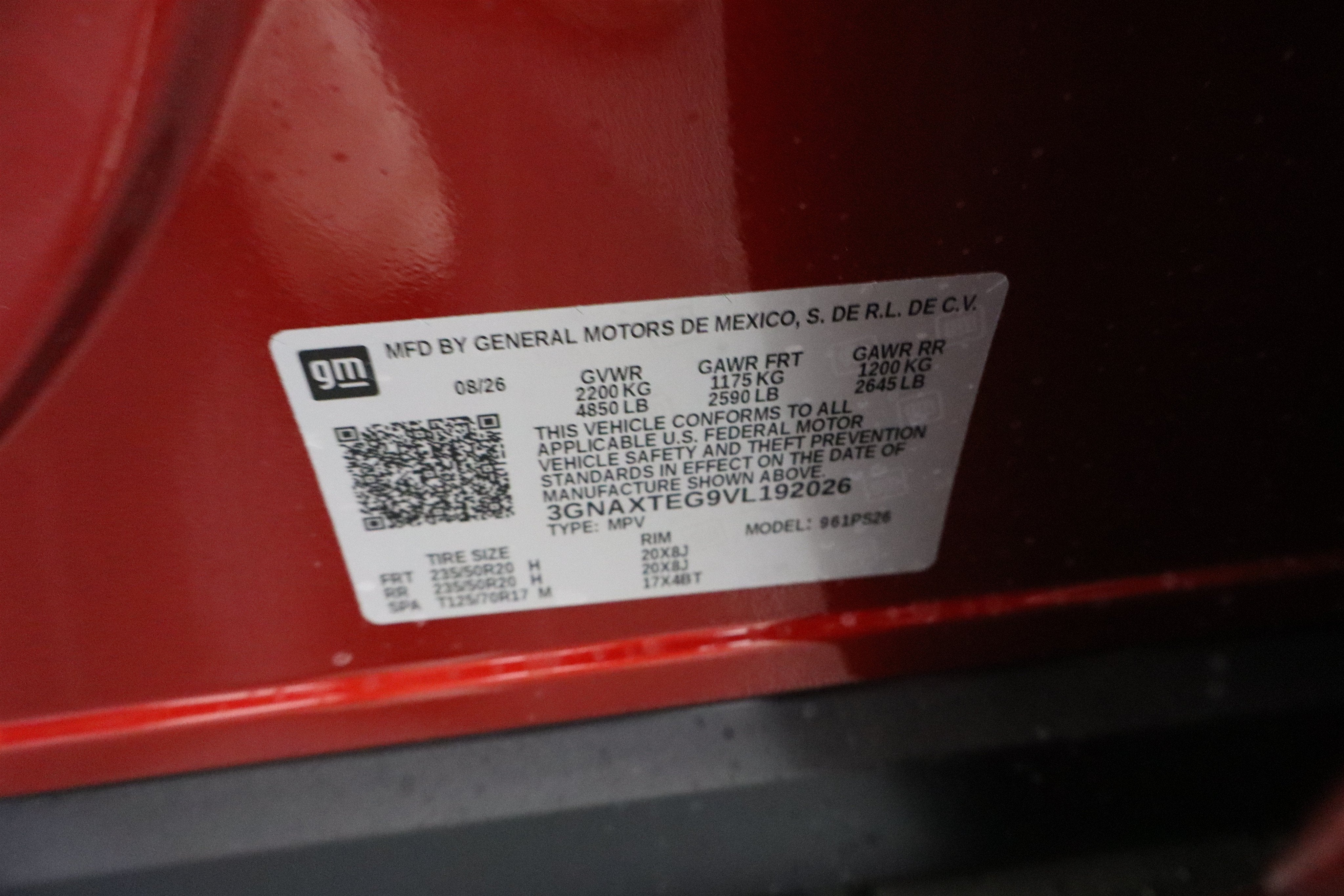 2027 Chevrolet Equinox AWD RS