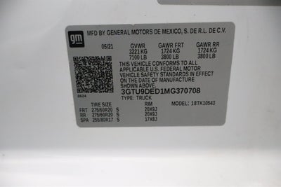 2021 GMC Sierra 1500 SLT Crew Cab 4WD