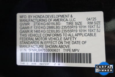 2025 Honda Odyssey Sport-L