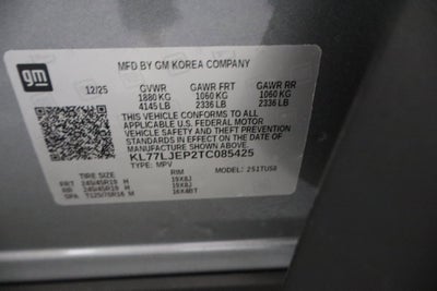 2026 Chevrolet Trax 2RS